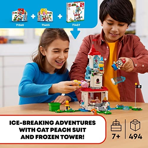 Super Mario Cat Peach Suit and Frozen Tower Expansion Set (71407)