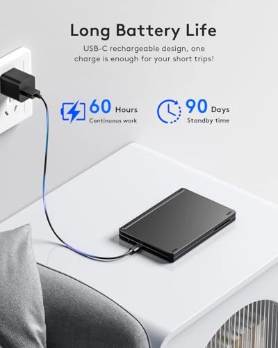 Foldable Bluetooth Keyboard - EN Wireless