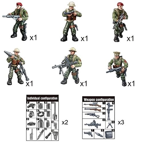 XJ9902 - 6 piece(s) Army - Military
