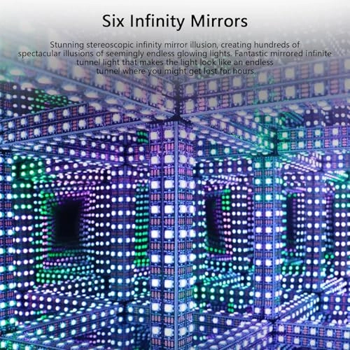 Infinity Mirror Tunnel Light - One Color