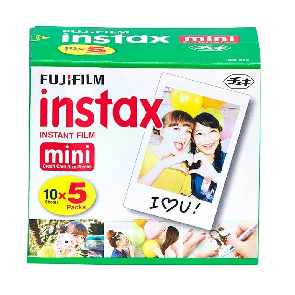 Fujifilm instax mini Film - 50 Sheets 86mm x 54mm