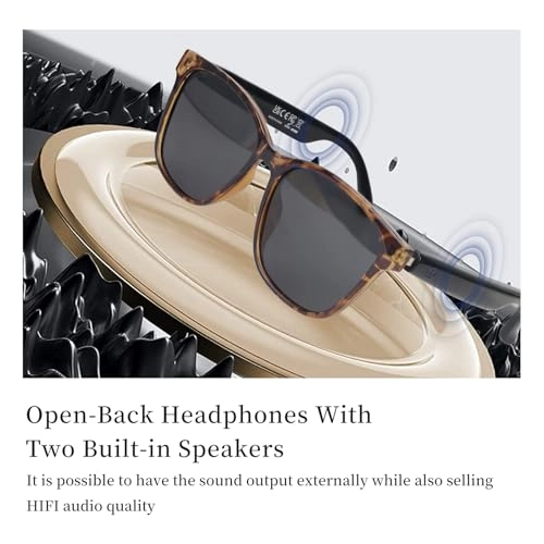 Bluetooth Audio Sunglasses - Bluetooth 5.3 Polarized UV400 IPX5