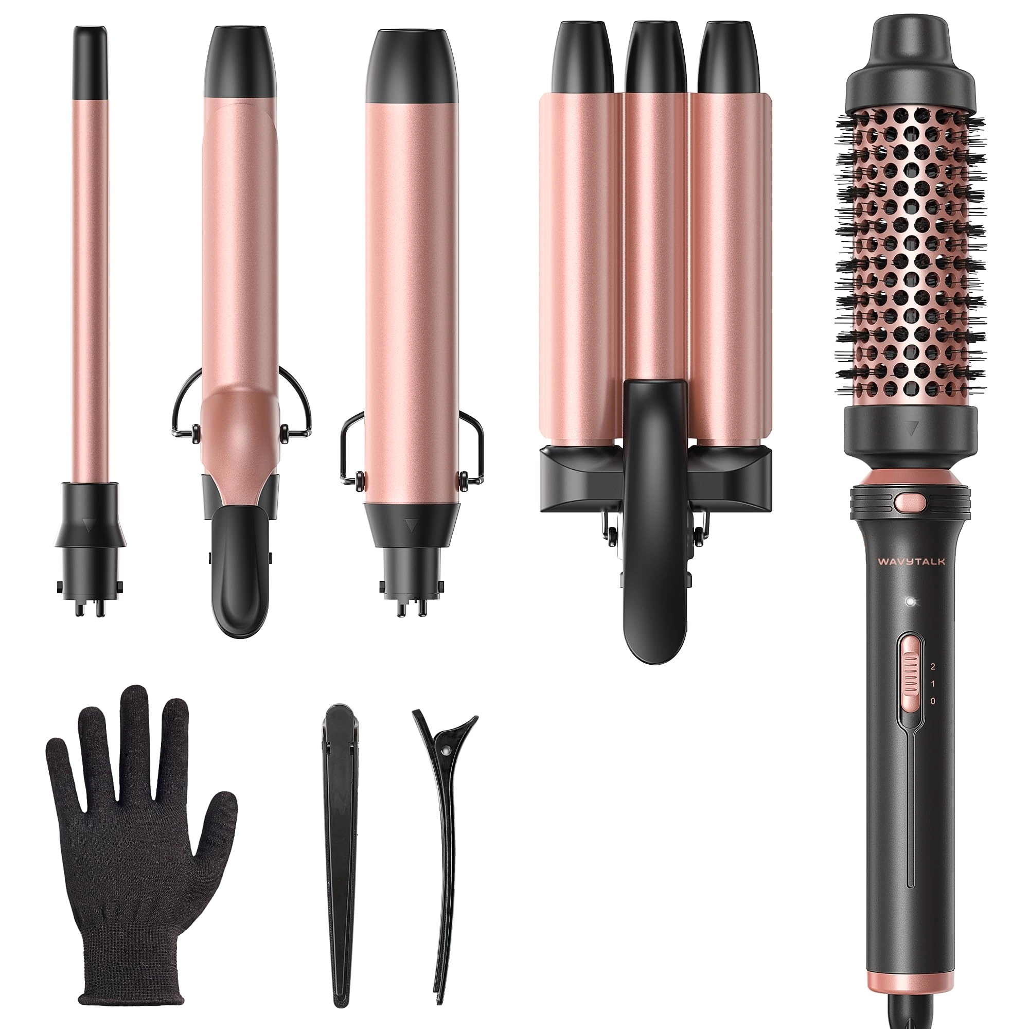 5 in 1 Curling Iron Set - 0.5'-1.25'