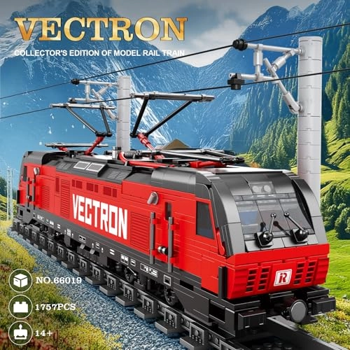 Train Building Block Kit - Vectron Train 1757 pcs
