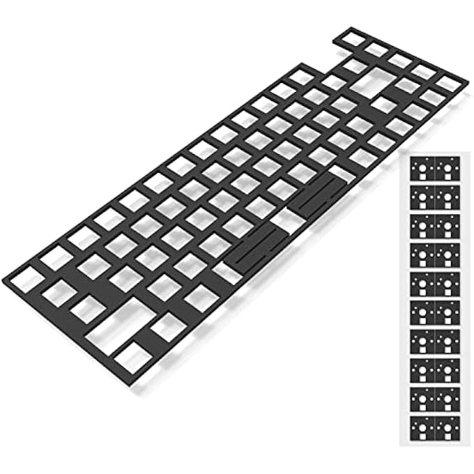 rayihni Poron keyboard circuit board foam - 64 LAYOUT + poron switch pads + plastic chisel + tweezers