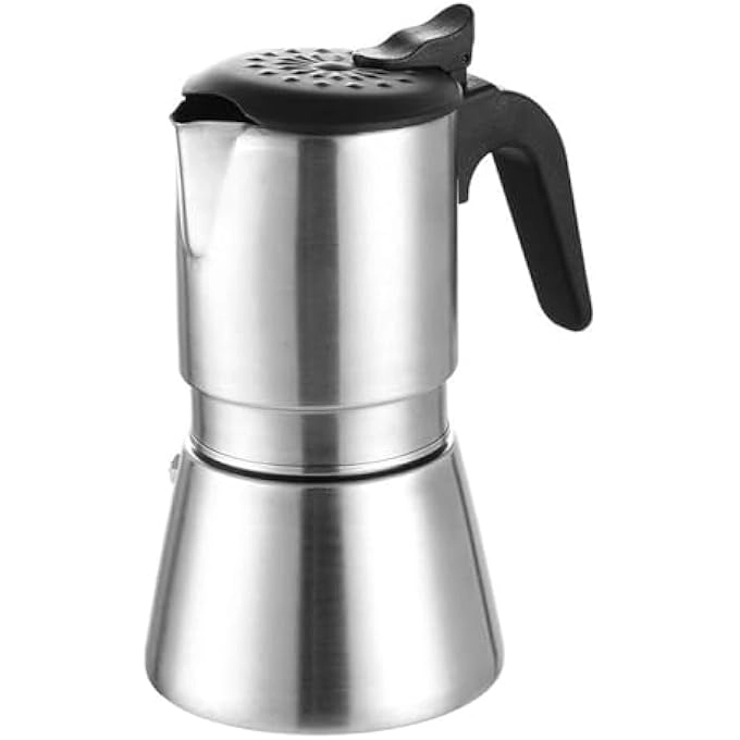 Moka Pot - 6 Cup Stainless Steel Stovetop
