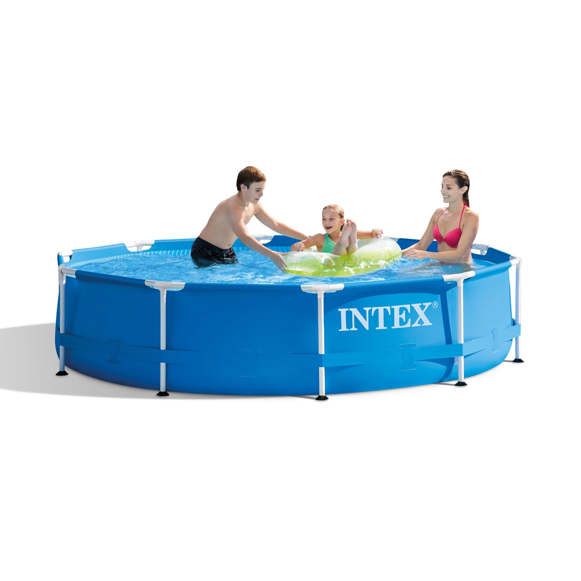 Metal Frame 10 ft x 30 in Above Ground Pool - 1185 Gallons