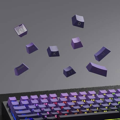 Double Shot PBT keycaps - 136key Cherry Profile Shine Through