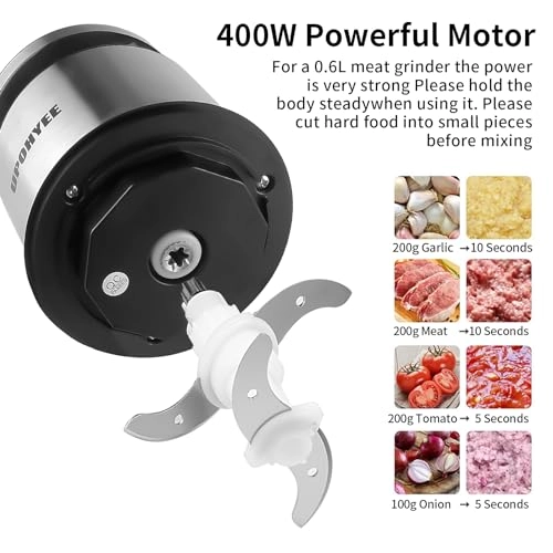 Meat Mincer - 400W 600 ml 4 Blades