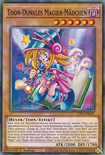 Yugioh Toon-Dark Magician Girl LDS1-DE057 - German