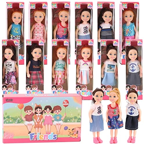 Little Girls Party Favors Dolls - 36 months 12 piece(s) Bundle