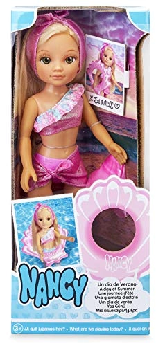 Fashion Doll - Long Hair Metallic Pink Hair Ages 3+