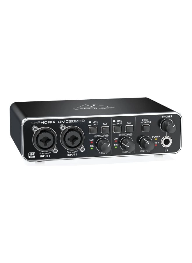 UMC202HD - 2x2 USB 2.0 Black