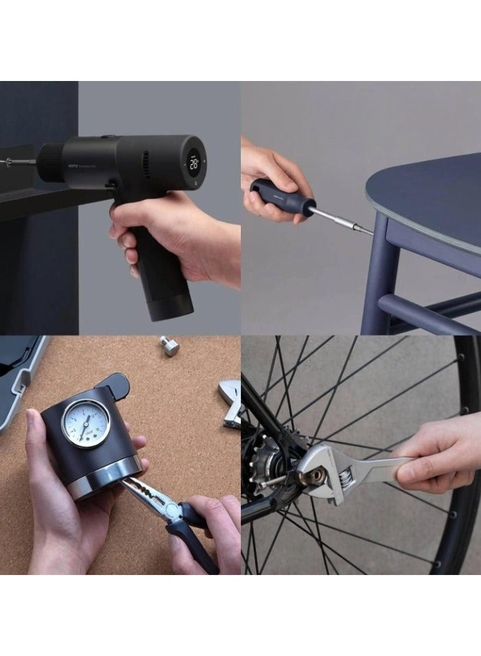 Manual Toolbox Magnetic Multi-Bit Screwdriver Set