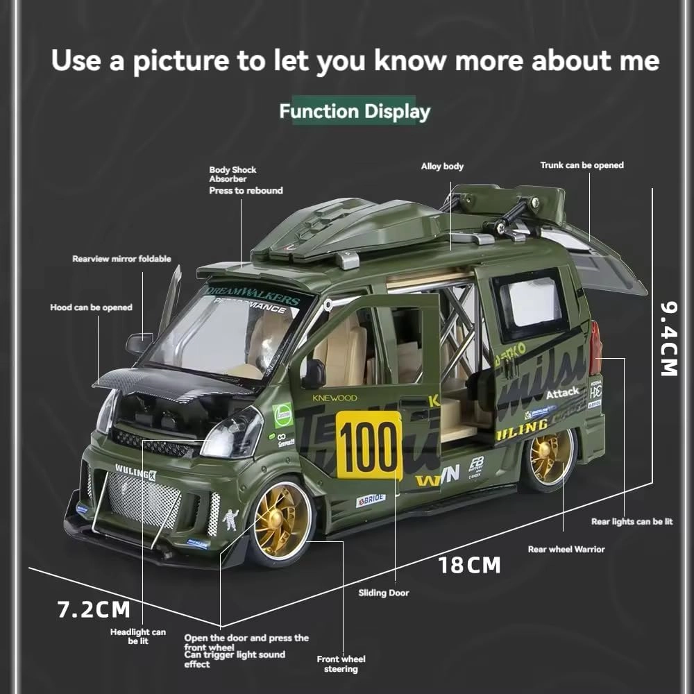 Wuling Postal Van - 1:24 1pcs