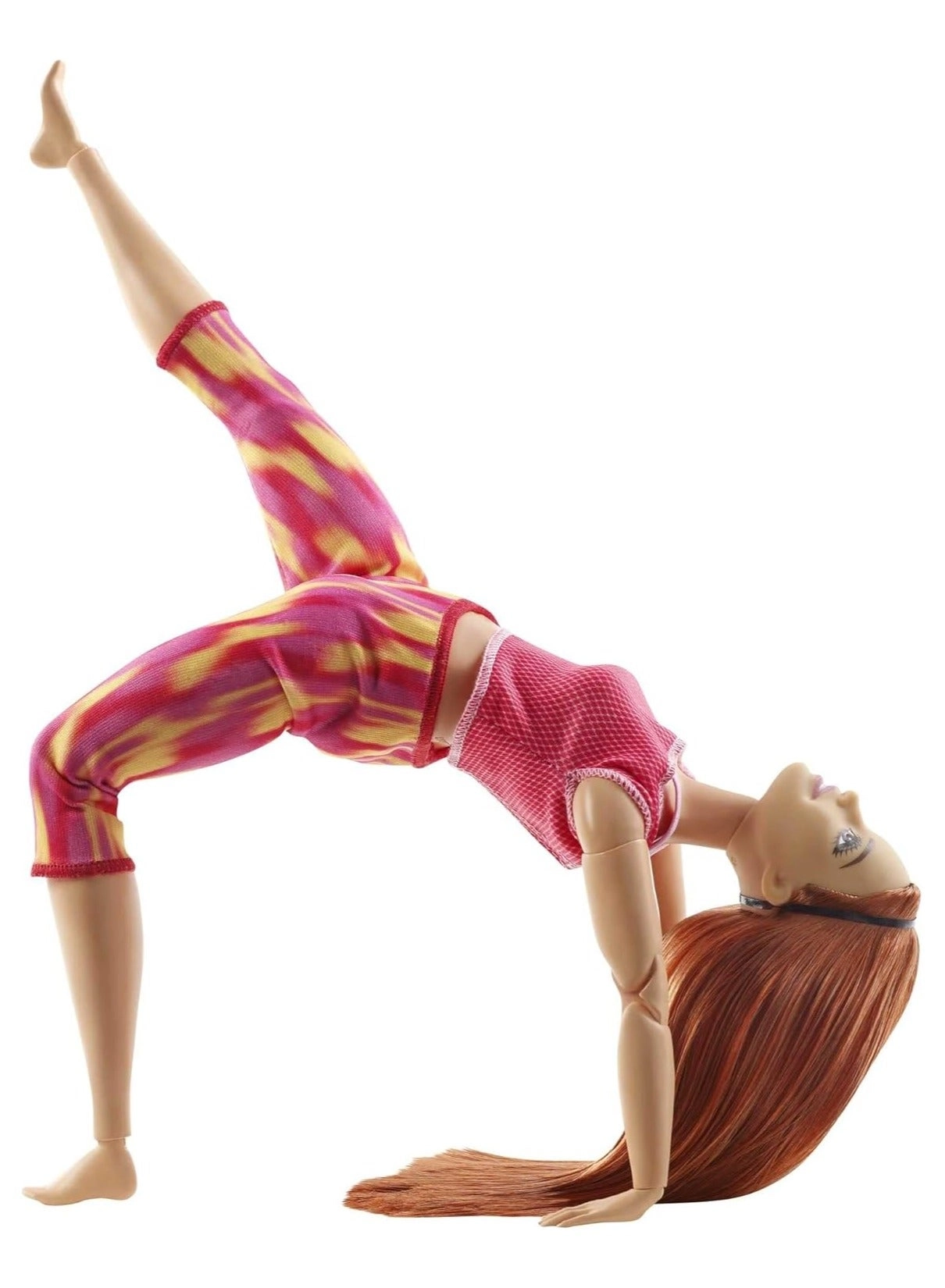 Barbie Made To Move - Curvy 22 Flexible Joints Long Straight Red Hair Ages 3+