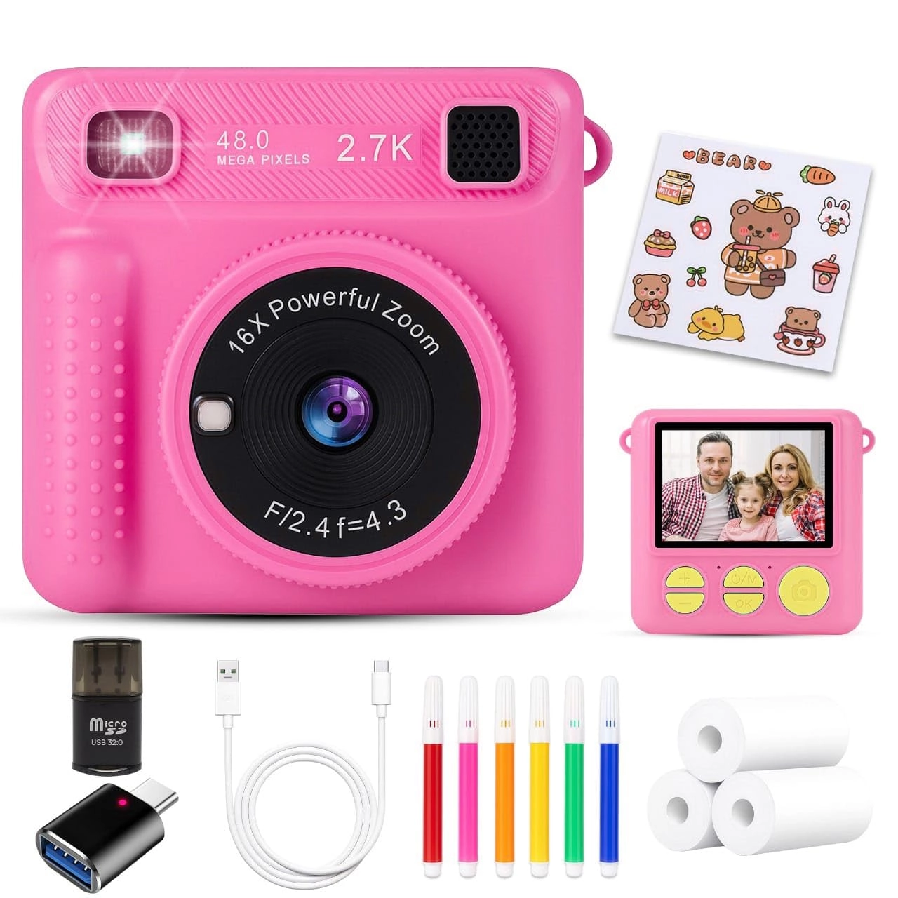 HCK01 - 1080P 32GB Instant Print