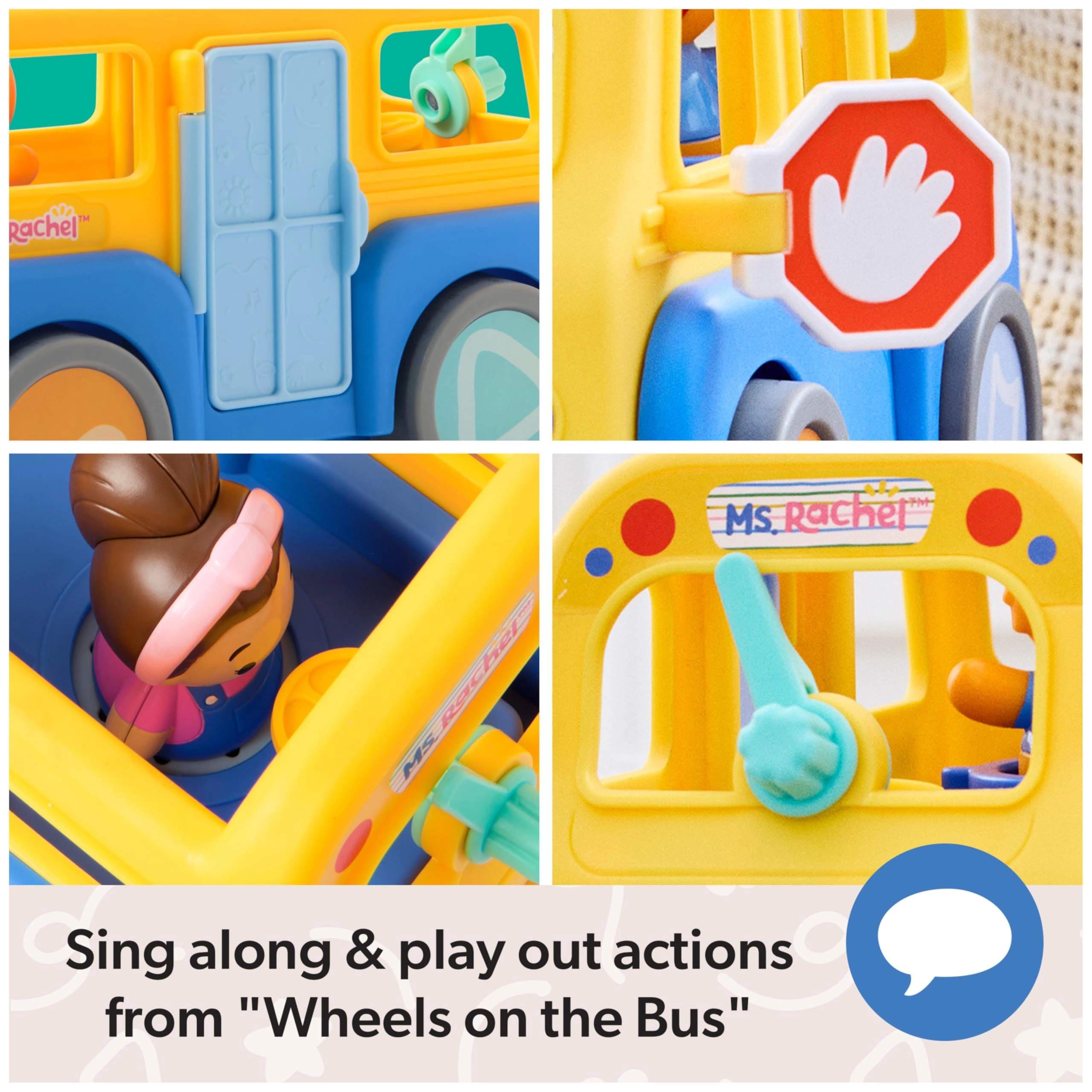My First Learning Electronic School Bus - Ms. Rachel & Herbie - 1-3 years+