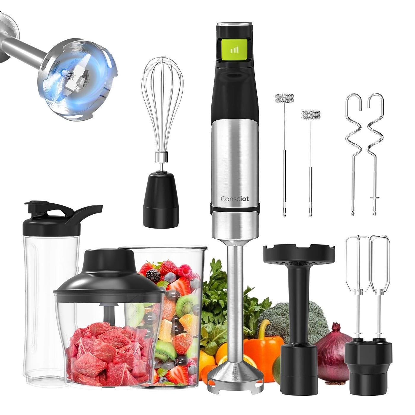 Consciot 10-in-1 Immersion Blender - 1100W