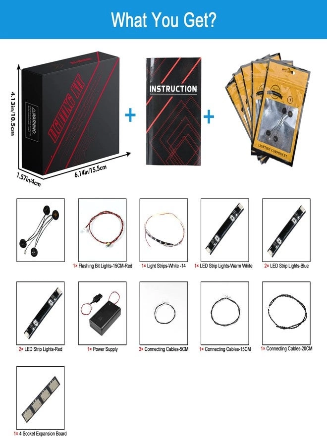 Technic Bugatti Bolide (42151) LED Light Kit