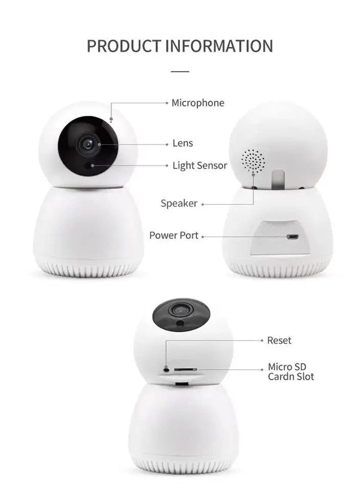 HOME SECURITY AND BABY MONITOR CAMERA 1080p