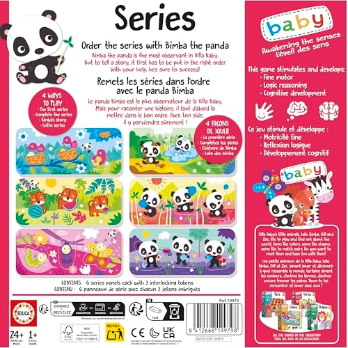 Educa Order The Series Bimba The Panda Bear Board Game - 2 months - 5 years