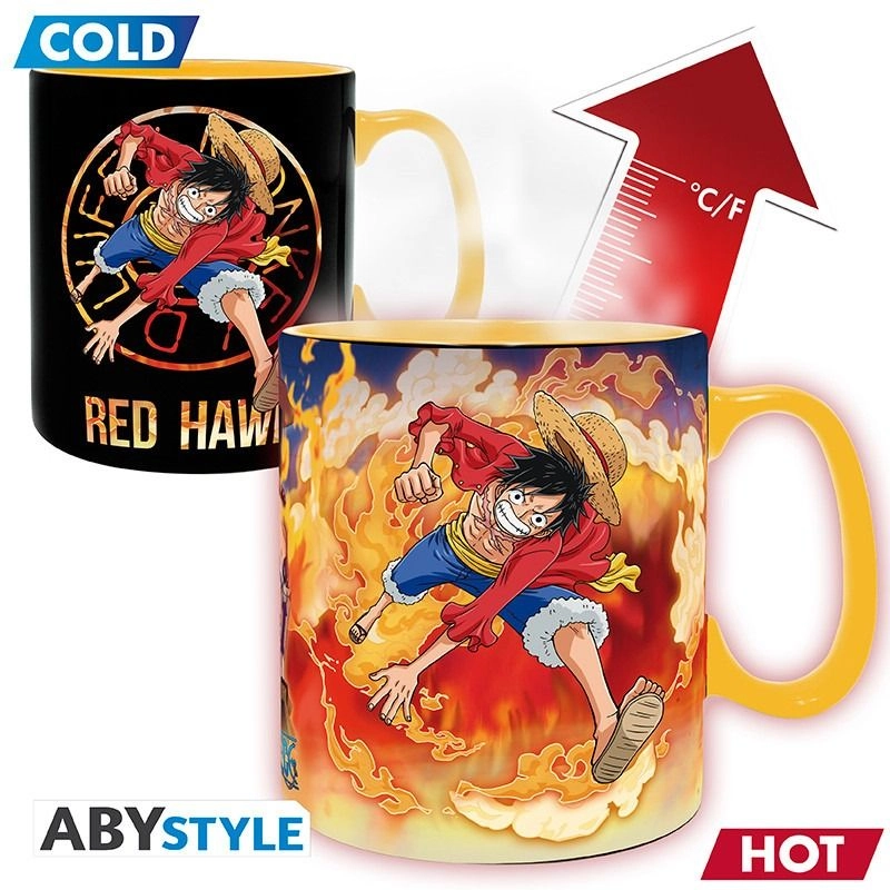 ABYstyle ONE PIECE Mug Luffy & Sabo - Heat Change 460 ml