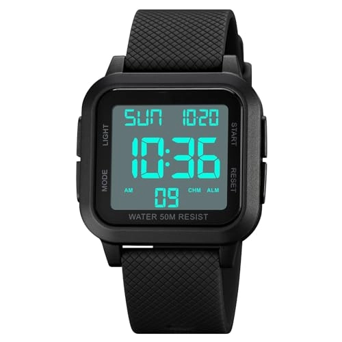 Sport Digital Watch 40mm Acrylonitrile Butadiene Styrene