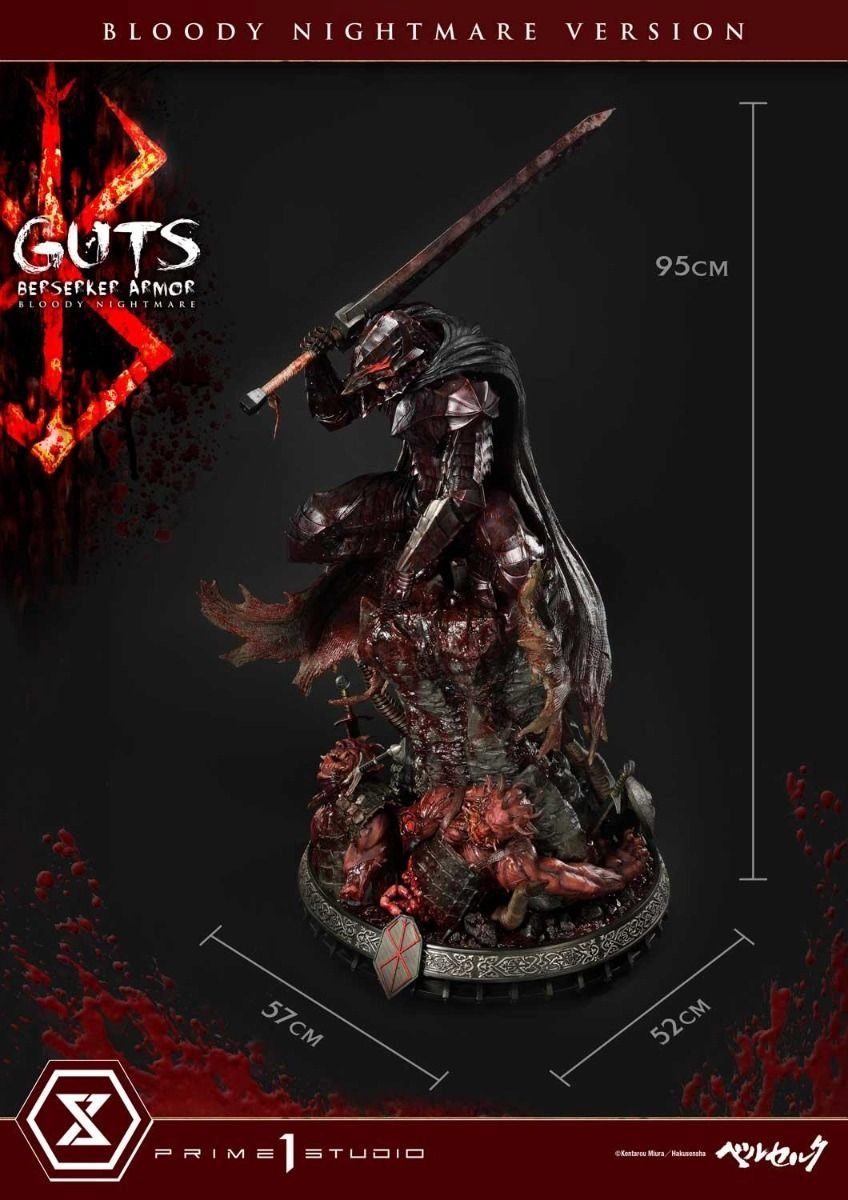 Prime 1 Studio Guts, Berserker Armor Statue Bloody Nightmare