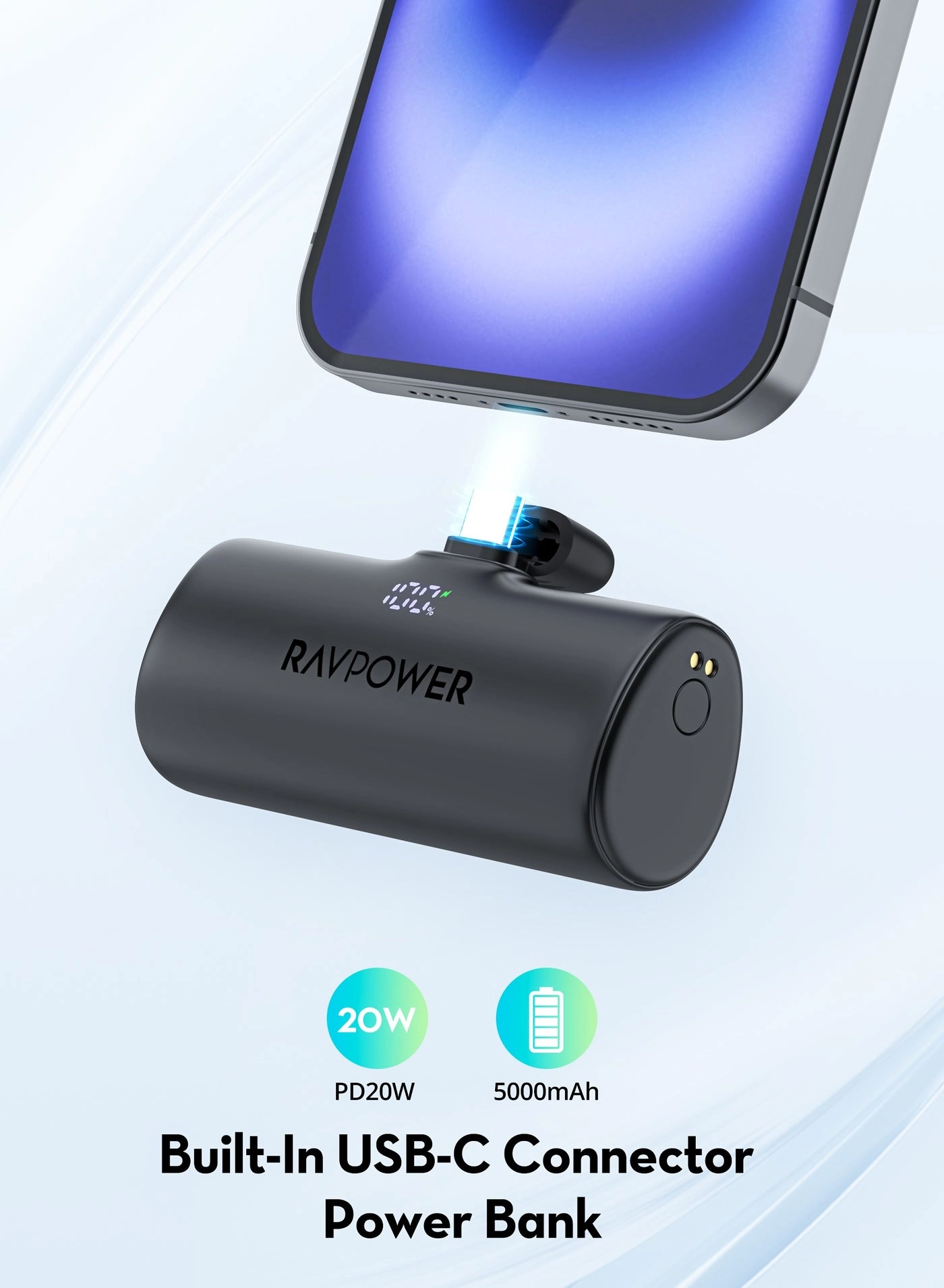 4-Battery Dock - 2x Lightning 2x Type-C iPhone iPad iPod