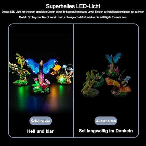 LED Light Set for LEGO The Insect Collection 21342 - Acrylonitrile Butadiene Styrene (ABS) 5V