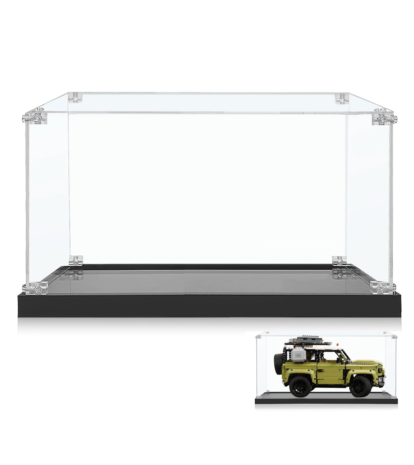 iCUANUTY Acrylic Display Case - 48 x 25 x 26 cm