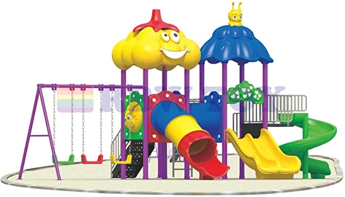 Multi Purpose Kids Outdoor Playing Equipments - 770x320x280cm 2+ Years