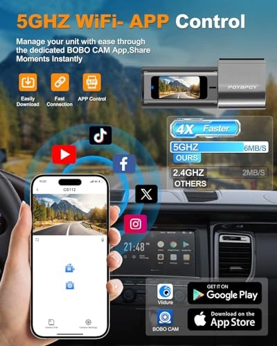 Dashcam Auto Vorne - 4K