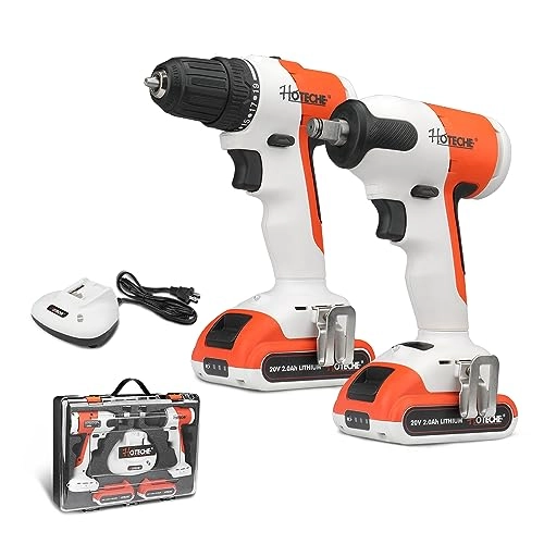 Cordless Drill + Cordless Impact Driver - 2 x 2.0Ah 20V