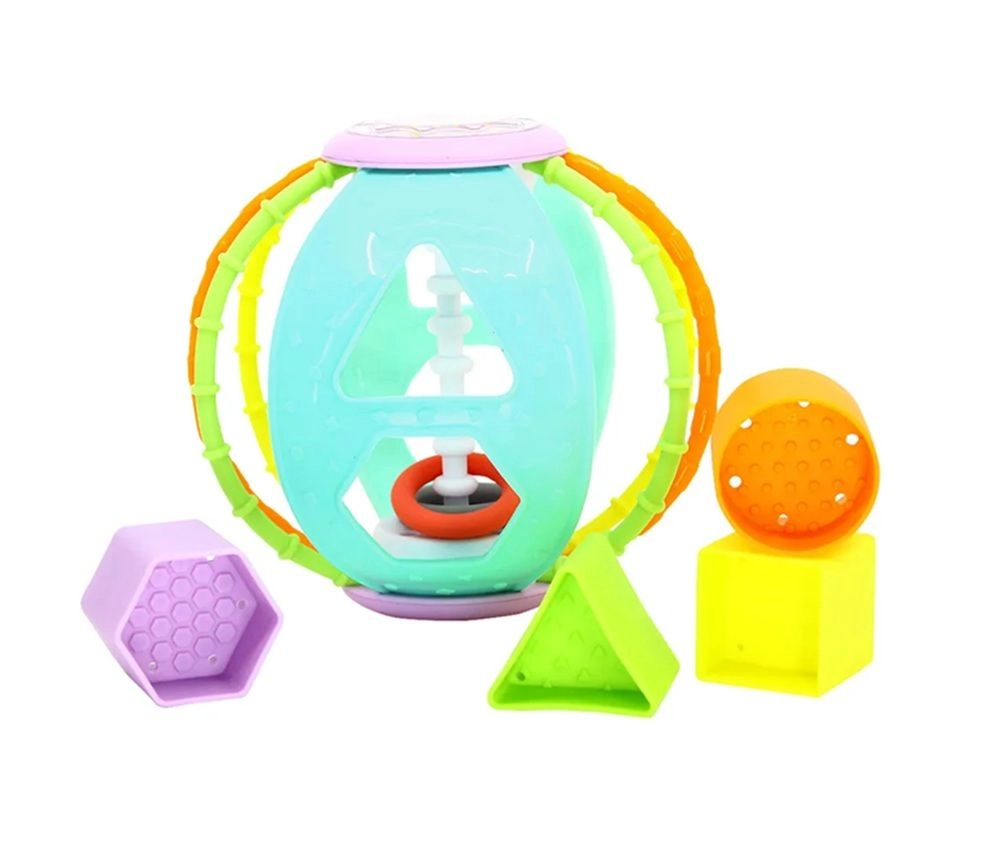 Infantino Activity Ball And Shape Sorter - Suitable for 3 months & above