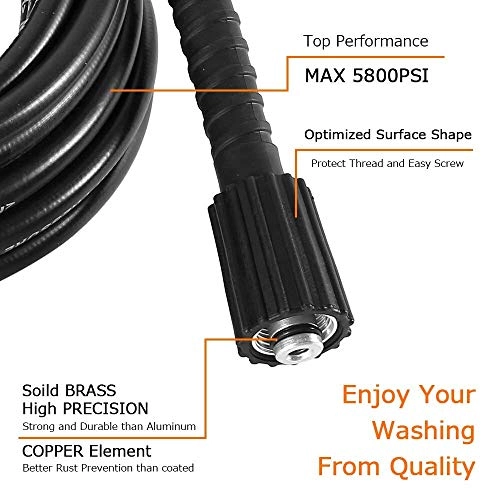 Pressure Washer Hose - 8 Meter 1/4 Inch