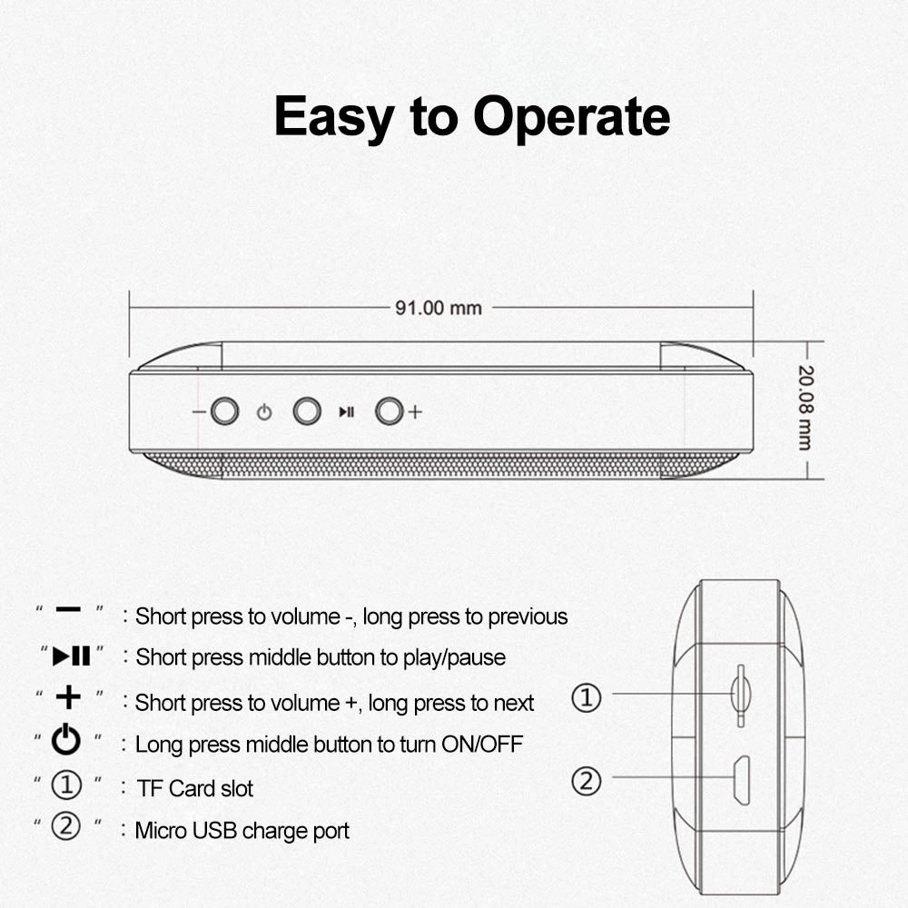 BT209 V6382B_P Bluetooth Speaker