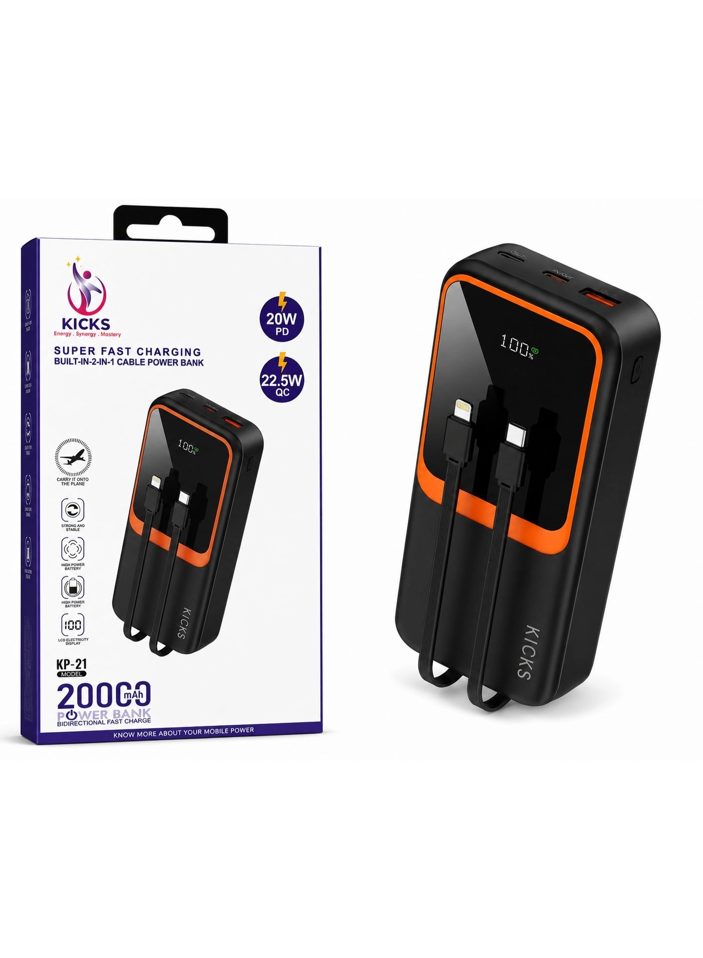 KP-21 - 20000mAh 22.5W 20W
