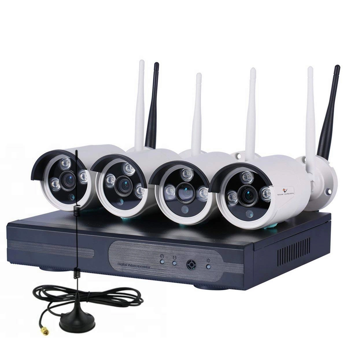 UK PLUS WIRELESS NVR - 4 channels + IP CAMERA