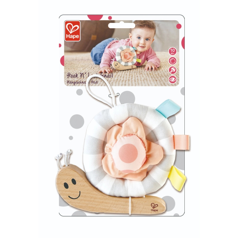 Hook N' Look Snail Hanging Toy - 10 months