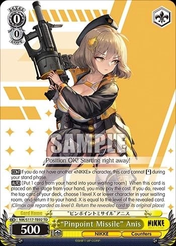 Goddess of Victory - Nikke Trial Deck - 50 Cards