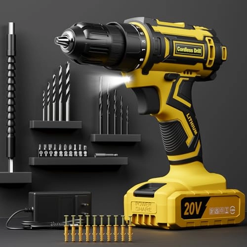 Cordless Drill Set - 20 Volts