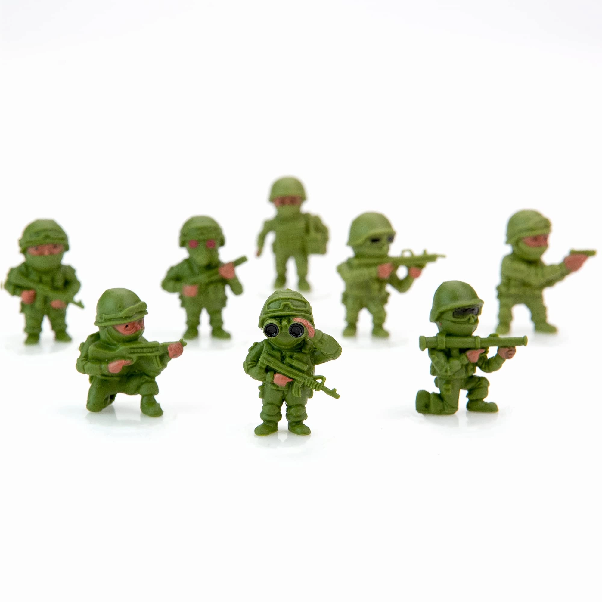 Entervending Army Men Action Figure - Soldier - Cartoon - 24