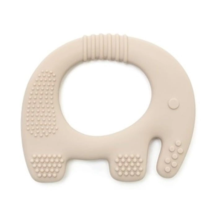 2 in 1 Teether - Beech Wood, Silicone