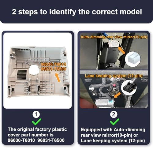 Dual Dash Cam - 2K 1080P for Genesis GV80 2021 2022 2023 2024