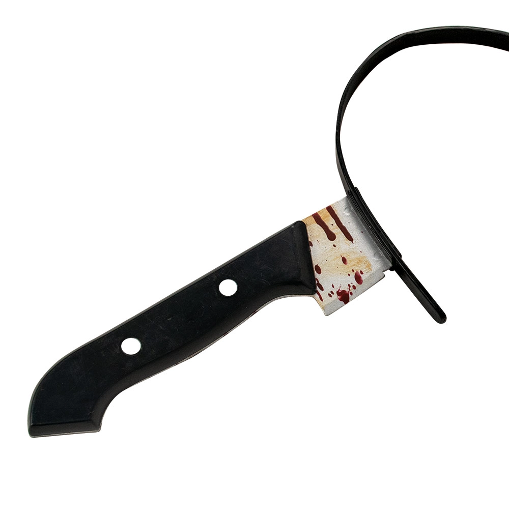 Creepy Zombie Fake Knife Headband - Suitable for 6 years & above