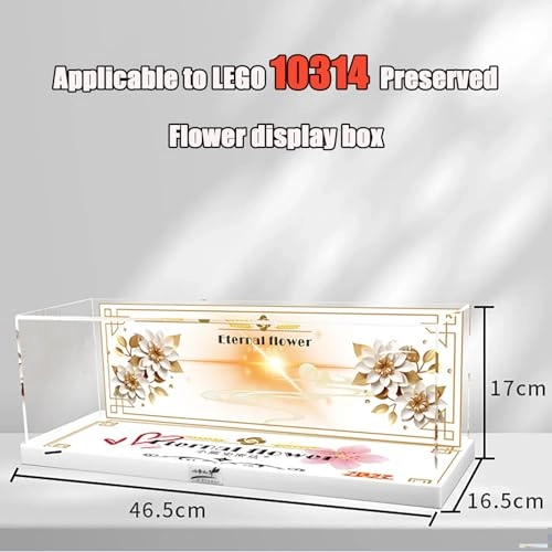 Acrylic Display Case (10314) - Dustproof Backdrop