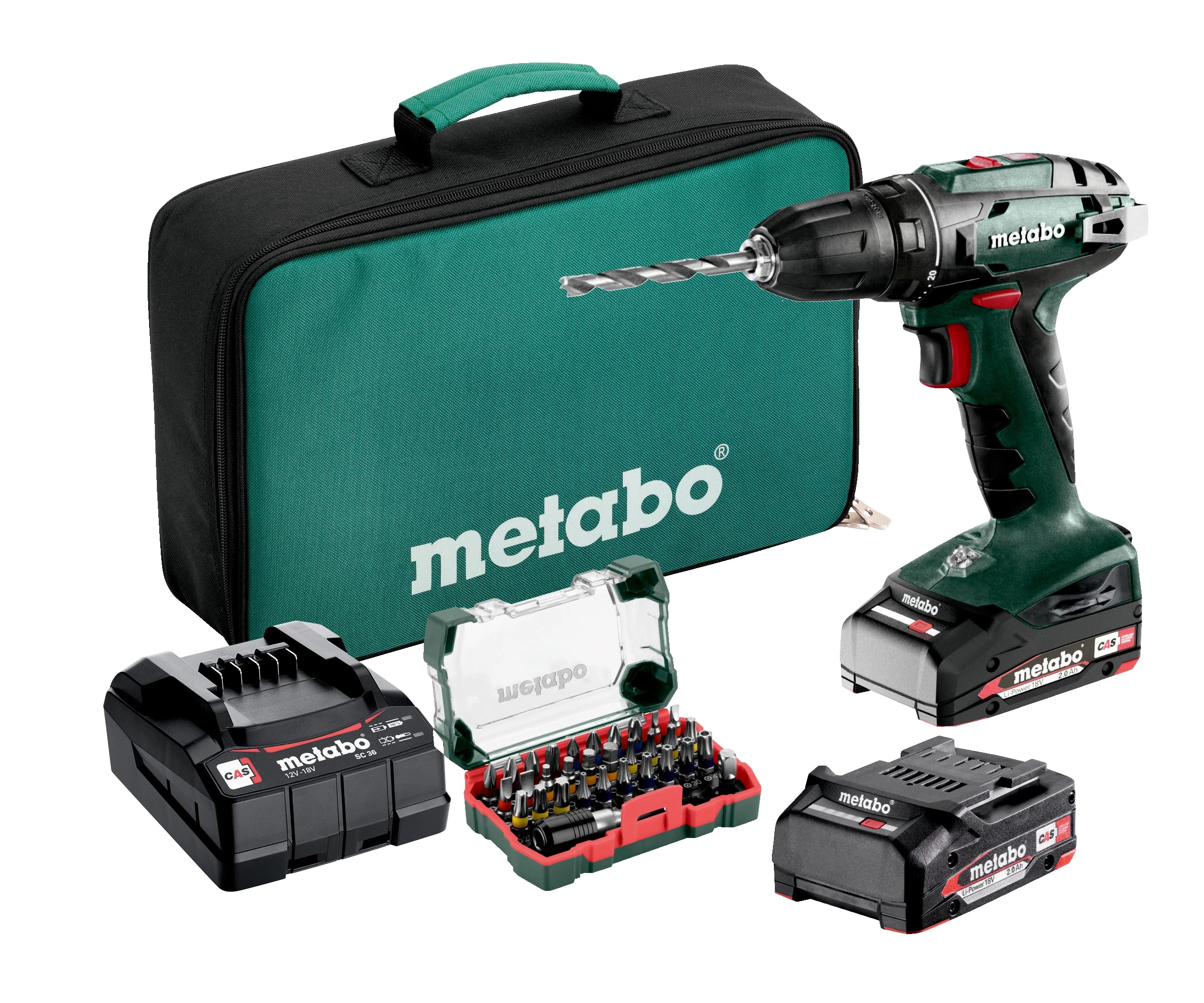 Metabo BS 18*TV00 - 2 Amp Hours 18 Volts
