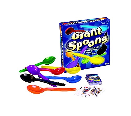 Giant Spoons Game - English Spanish French 8 pieces